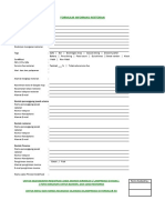 Formulir Informasi Restoran 2017