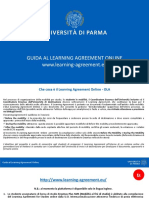 Guida Alla Compilazione Online Learning Agreement - Out