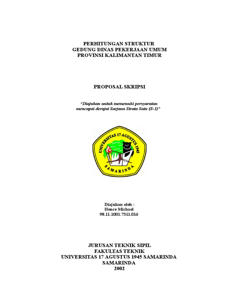 Contoh 01 Cover Proposal Skripsi