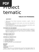 3 Proiect Tematic Primavara