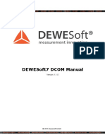 DEWESoft DCOM Manual