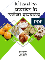 Indian Sweets Often Adulterated