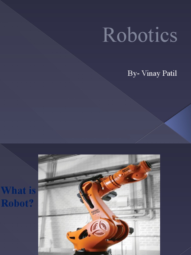Robotics | PDF | Technology & Engineering