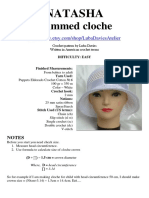Crochet Cloche Hat Pattern