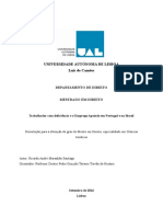 1 Trabalhador Com Deficiência e o Emprego Apoiado em Portugal e Brasil