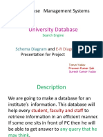 University Database Search Engine
