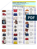 Synthetic Leather (Lady Handbag) Stock Wholesale Price List for Feb 2015