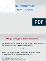 Design Strength of Tension Members