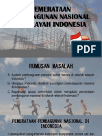 Pemerataan Pembangunan Nasional Di Wilayah Indonesia
