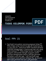 Soal PPH 21 Perpajakan