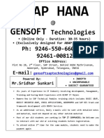 ABAP HANA Gensoft Technologies