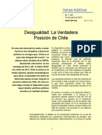 Libertad y Desarrollo - Desigualdad La Verdadera Posición de Chile PDF