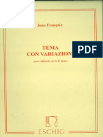 Tema e Variações de Jean Françaix PDF