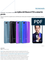 Honor 10, Una Buena Réplica Del Huawei P20 a Mitad de Precio _ Tecnología _ EL PAÍS