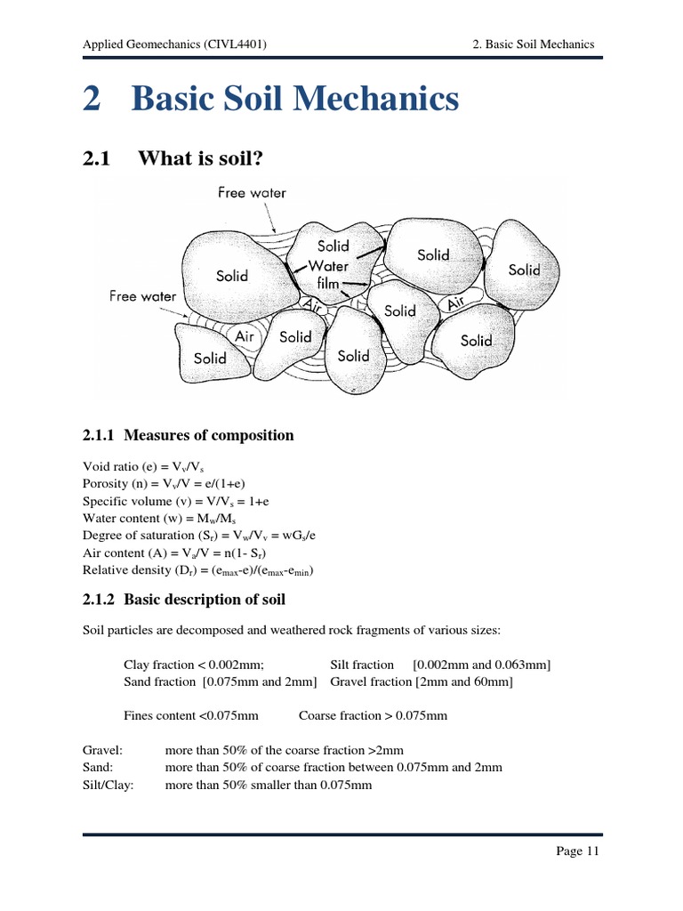 CourseNotes Chapter7 Soil Mechanics PDF Soil Mechanics Soil