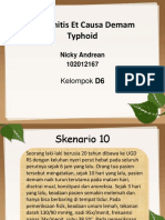 Peritonitis Et Causa Demam Typhoid: Kelompok D6