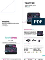 Koraoke Console Mx-620: Manual