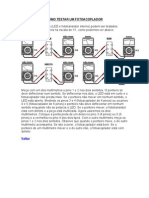 Teste fotoacoplador LED fototransistor