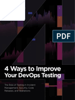 4 Ways To Improve Devops Testing Ebook