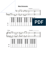 4 Major Pentascales Assignment Sheetfor Beginning Pianists