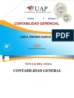 Semana 5. Partida Doble Diario. Contabilidad - Gerencial