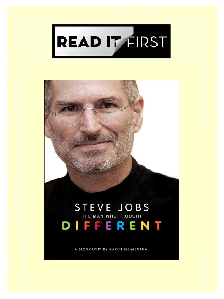 79821084SteveJobsTheManWhoThoughtDifferent.pdf Steve Jobs Books