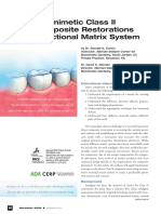 Create Biomimetic Class II Direct Composite Restorations Using A Sectional Matrix System