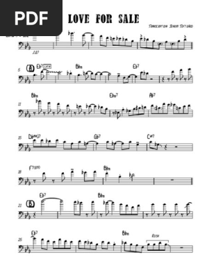 Love For Sale John Allred Solo Transcription