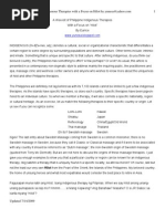 Download A Wee-bit of Philippine Indigenous Therapies by Eunice SN3802451 doc pdf