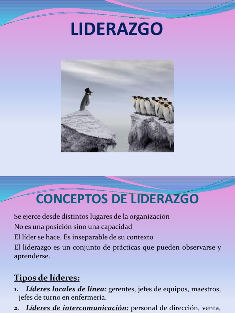 Conceptos Clave del Liderazgo Organizacional | PDF | Liderazgo | Toma ...