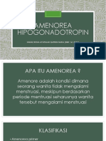 Amenorrhea PPT (161.0040)