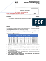 Solo Se Permite El Uso de Calculadora No Se Permite El Uso de Apuntes