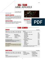 Kill Team List - Dark Angels v2.2 PDF