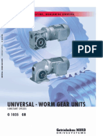 Intelligent Modular Design of Universal Worm Gear Units