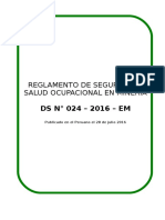 DS N° 024-2016-EM