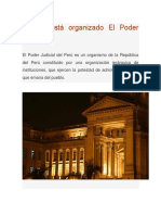 Cómo Está Organizado El Poder Judicial