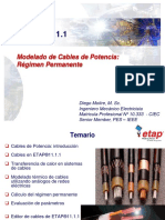 Modelado de Cables de Potencia Regimen Permanente ETAP 11.1.1 PDF