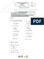 2018 - Taller Integrales Indefinidas