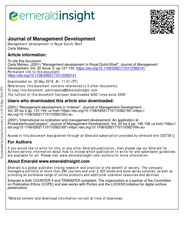 BD Shell | PDF | Royal Dutch Shell | Leadership