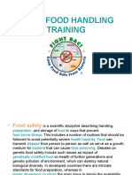 Basic Food Handling Training