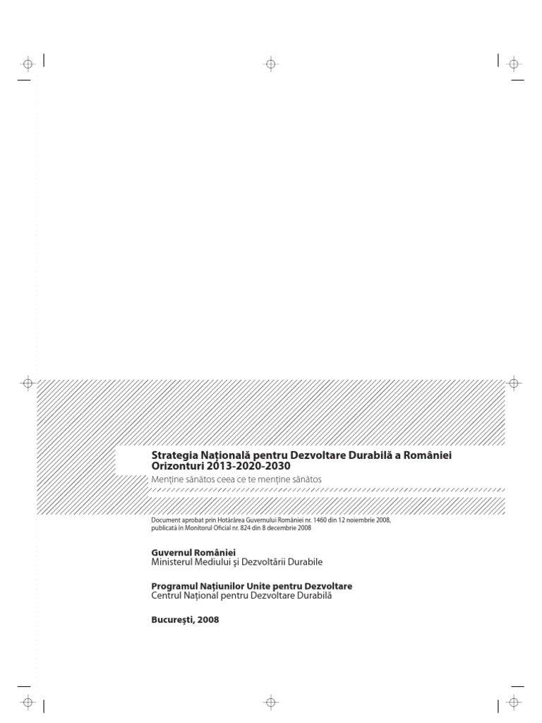 Strategia Nationala Pentru Dezvoltare Durabila