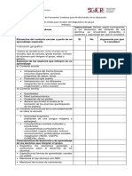 Lista de Cotejo Revisión Del Diagnóstico de Grupo