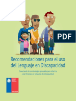 Folleto Recomendaciones Uso Del Lenguaje en Discapacidad PDF