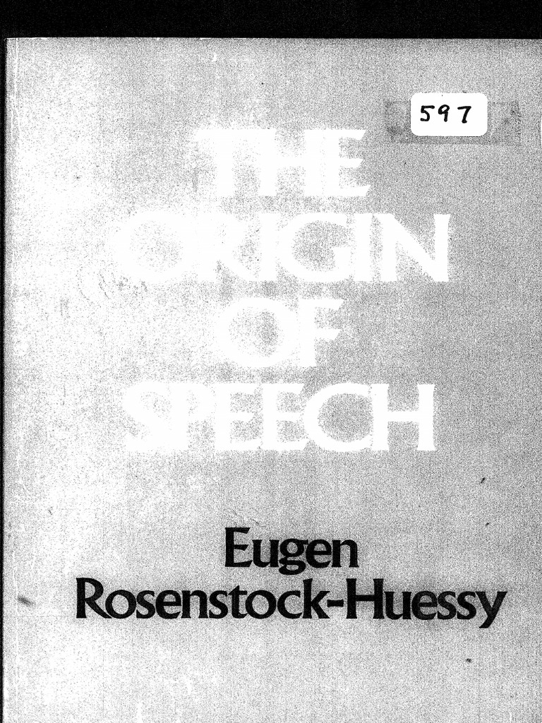 The Origin of Speech PDF