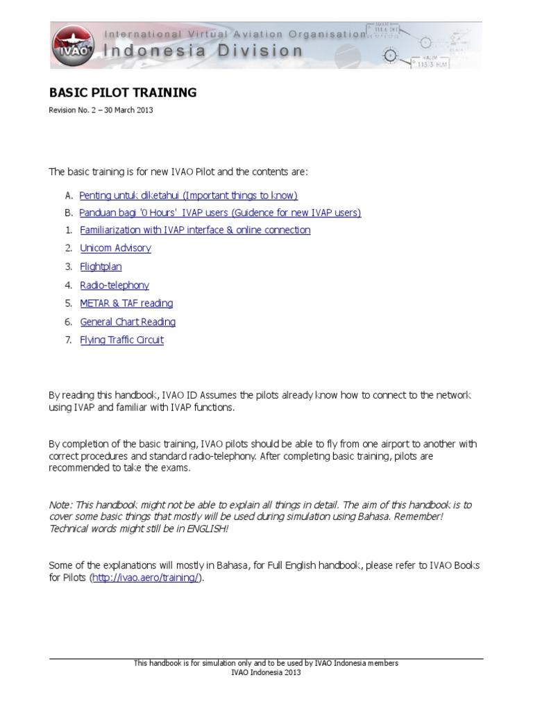Basic Pilot Handbook 2 PDF | PDF | Technology & Engineering