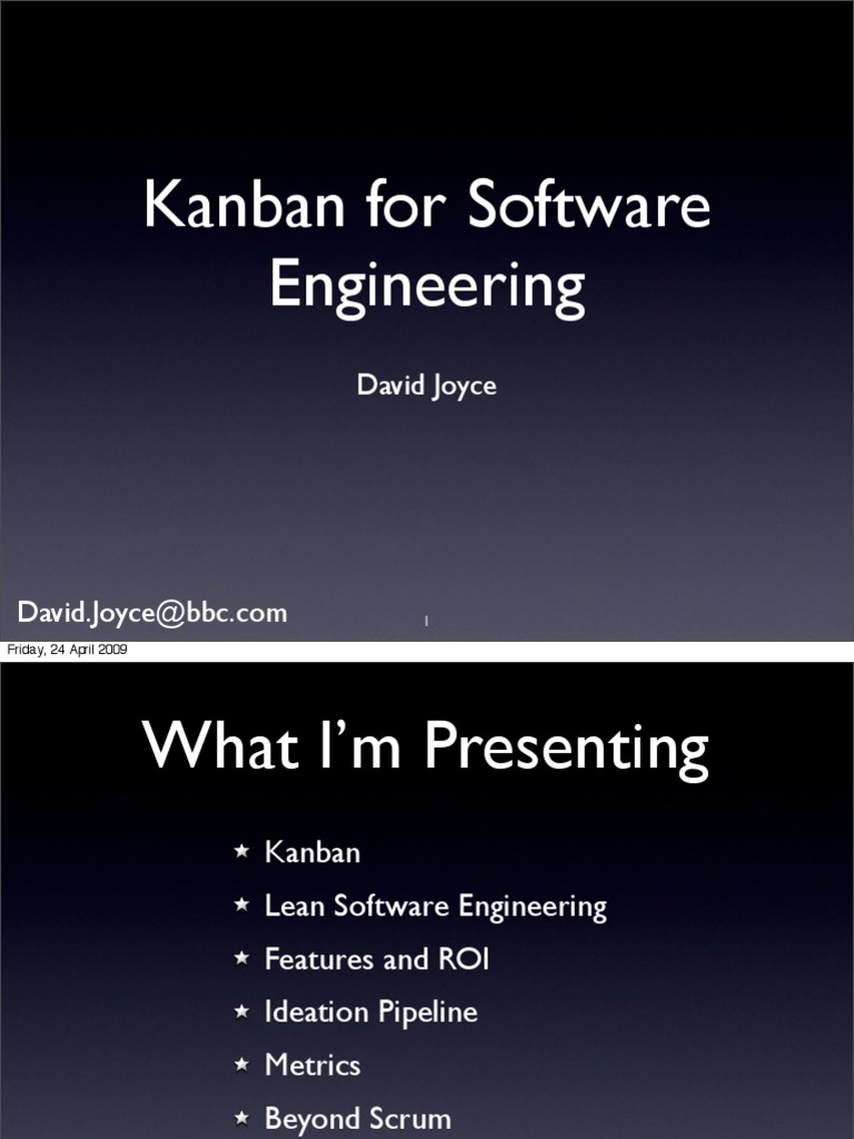 Kanban For Software Engineering Apr 242 PDF | PDF