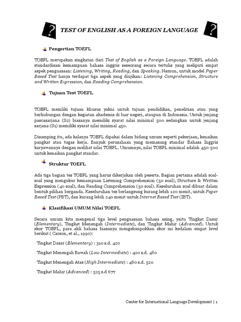 Toefl Modul 20 04 15 Subject Grammar Verb