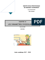 Les Paramètres Physiologiques 2017 - 2018 PDF