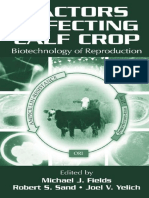 Factors Affecting Calf Crop Biotechnology of Reproduction