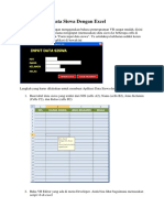 Aplikasi Input Data Siswa Dengan Excel